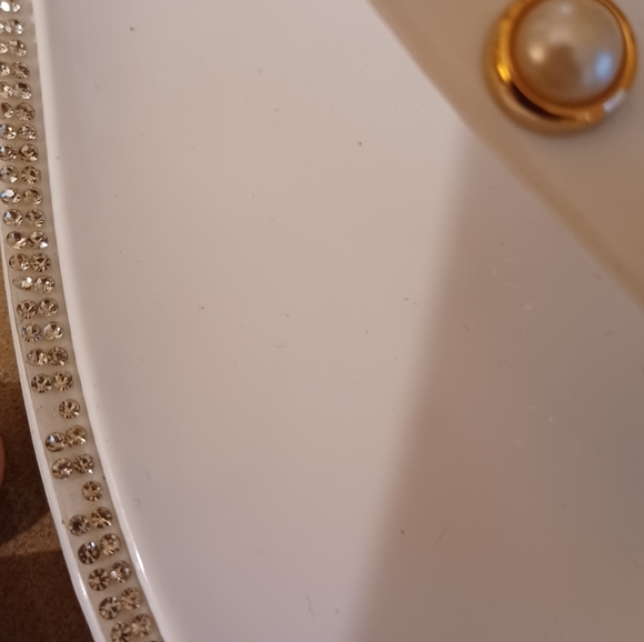 Carvela Kurt Geiger Pearl Jeweled & Rhinestones Flip Flop Sandals Size EU 40 - Picture 11 of 14